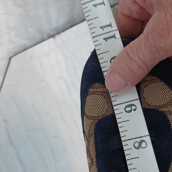 Y2K Coach Logo New York New Womans Brown & Black Suede Sneakers 9 M - Picture 7 of 13